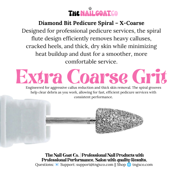 Diamond Bit Pedicure Spiral – X-Coarse