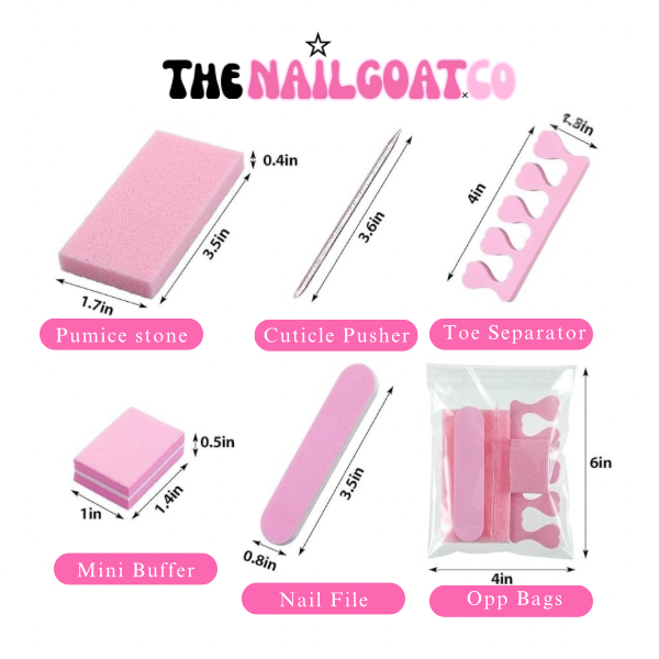 50–100PC Disposable Pedicure Kit