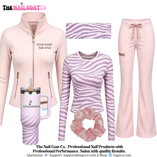 TNG WORKWEAR™ Signature 5-Piece Nail Tech Scrub Set