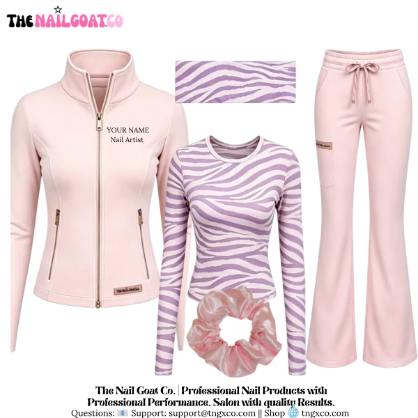 TNG WORKWEAR™ Signature 5-Piece Nail Tech Scrub Set