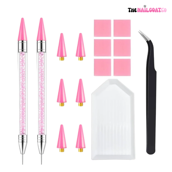 Wax pencil kits for nailtechs, rhinestones, charms, embellishments etc.