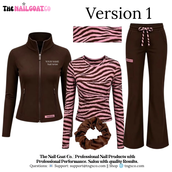 TNG WORKWEAR™ Signature 5-Piece Nail Tech Scrub Set