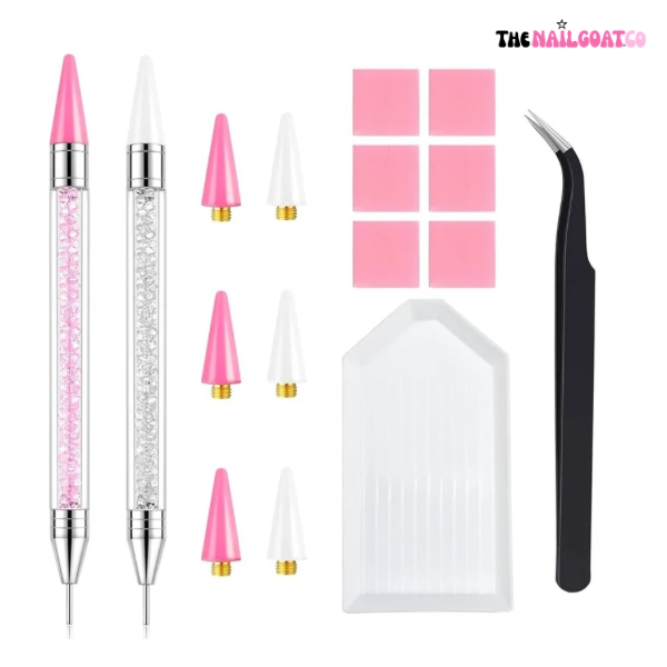 Wax pencil kits for nailtechs, rhinestones, charms, embellishments etc.
