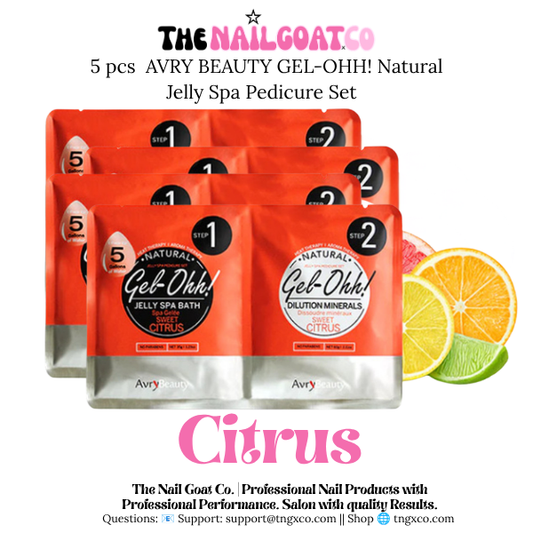 AVRY BEAUTY GEL-OHH! Natural Jelly Spa Pedicure Set (5 Pack)