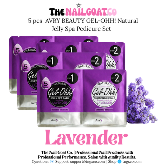 AVRY BEAUTY GEL-OHH! Natural Jelly Spa Pedicure Set (5 Pack)