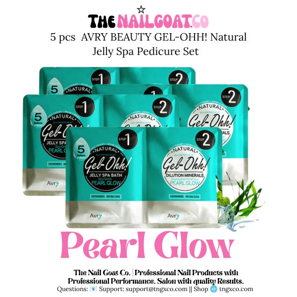 AVRY BEAUTY GEL-OHH! Natural Jelly Spa Pedicure Set (5 Pack)