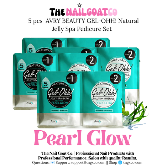 AVRY BEAUTY GEL-OHH! Natural Jelly Spa Pedicure Set (5 Pack)