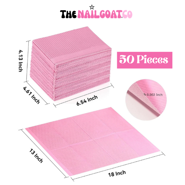 50PC Disposable Dental Bibs