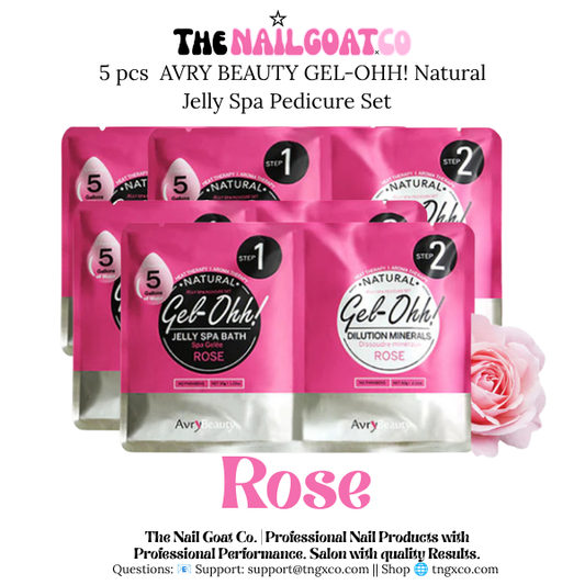 AVRY BEAUTY GEL-OHH! Natural Jelly Spa Pedicure Set (5 Pack)