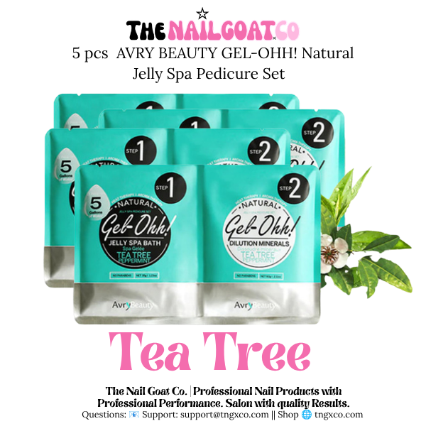 AVRY BEAUTY GEL-OHH! Natural Jelly Spa Pedicure Set (5 Pack)
