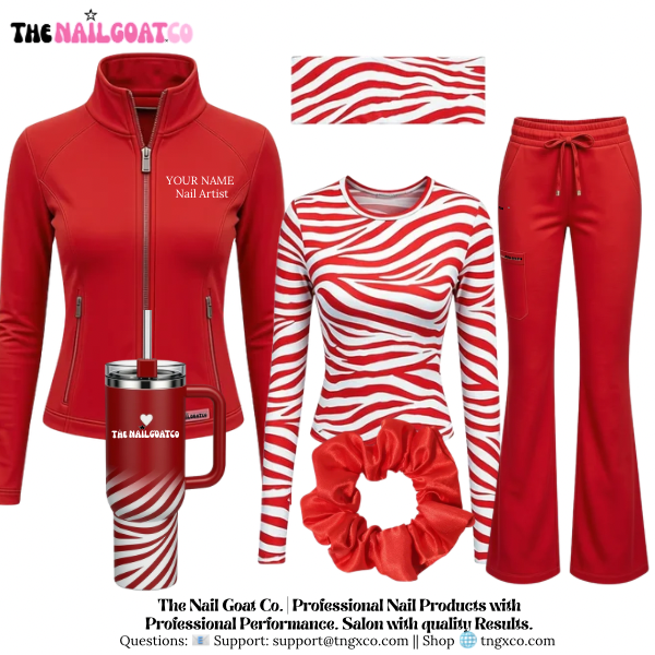 TNG WORKWEAR™ Signature 5-Piece Nail Tech Scrub Set