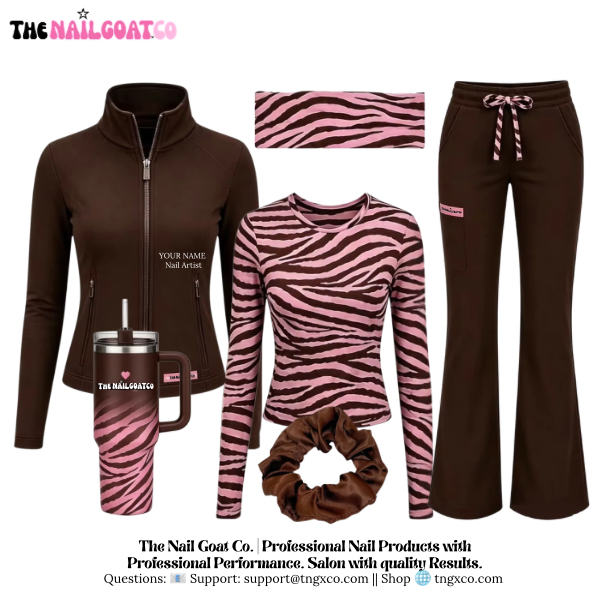 TNG WORKWEAR™ Signature 5-Piece Nail Tech Scrub Set