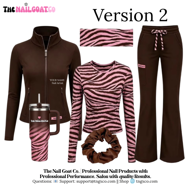 TNG WORKWEAR™ Signature 5-Piece Nail Tech Scrub Set