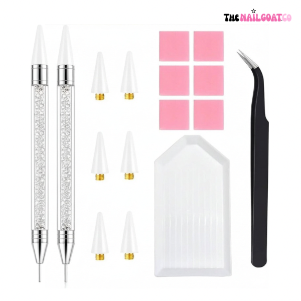 Wax pencil kits for nailtechs, rhinestones, charms, embellishments etc.