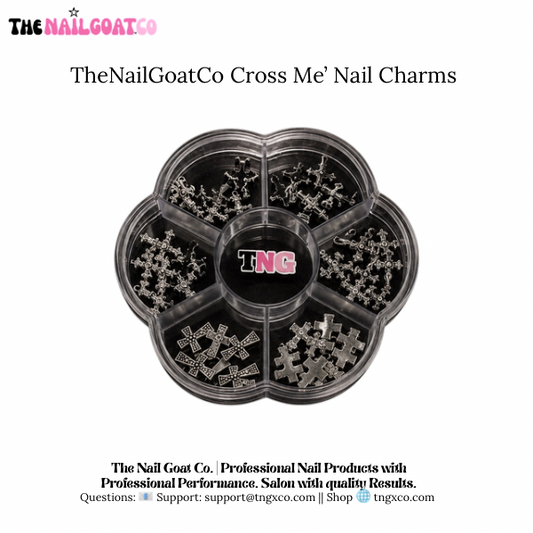 TheNailGoatCo 48 pcs  ‘Cross Me’ Nail Charms