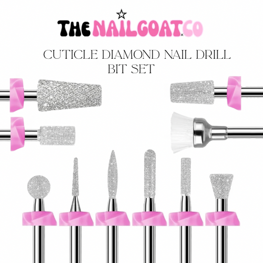 Cuticle Diamond Drill Bit Set