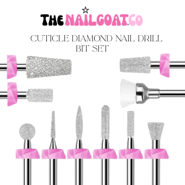 Cuticle Diamond Drill Bit Set
